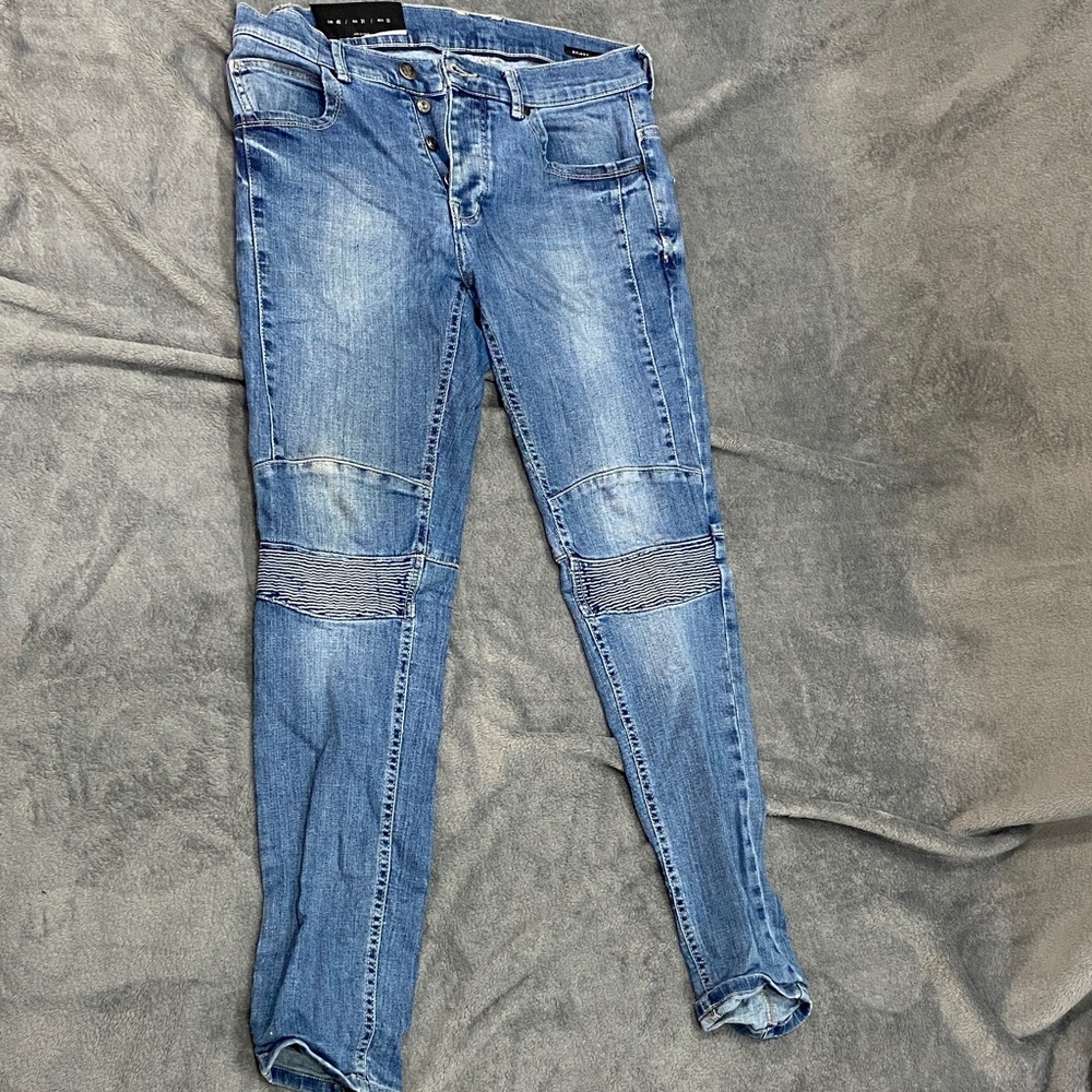 Zara Men's Light Blue Skinny Jeans